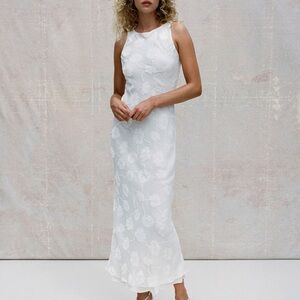 Realisation Par White Floral Maxi Dress